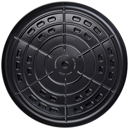 Bosmere S52110 Down Under Plant Saucer, 21", Black - color: Black, size: 21"