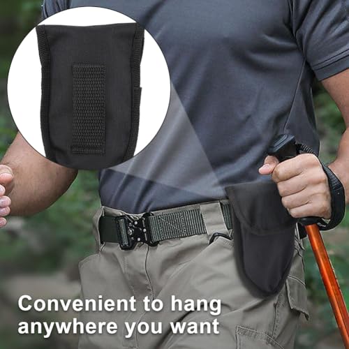 Folding Camping Shovel, Mini Lightweight Garden Shovel, Stainless Steel Hiking Trowel Entrenching Tool, Digging Shovel with Carrying Pouch, for Planting, Transplanting, Weeding, Digging Soil(8.8inch)