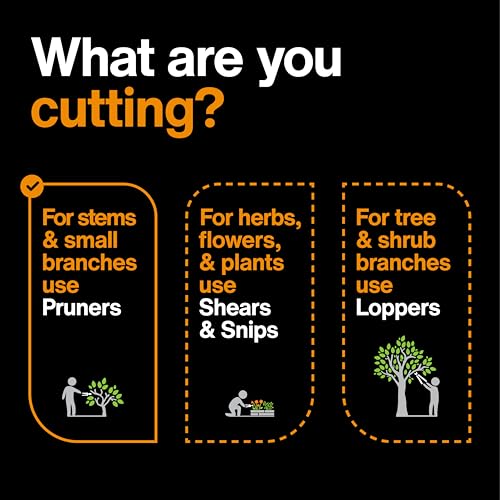 Fiskars Floral Bypass Pruning Shears, Garden Clippers for Deadheading, 10.75 x 3.88 inches (Pack of 6) - style: Floral Pruner (Pack of 6)