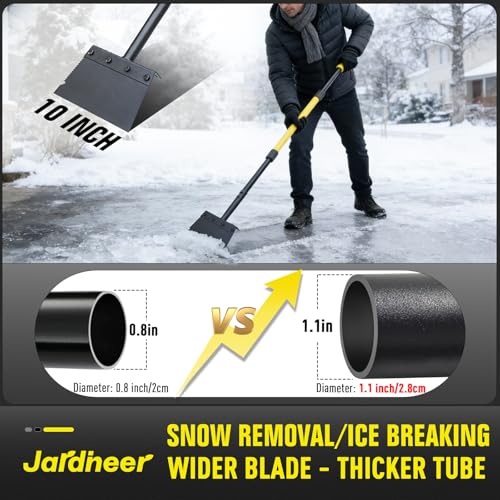 Flat Shovel Floor Scraper, Edging Tool for Landscaping and Weeding