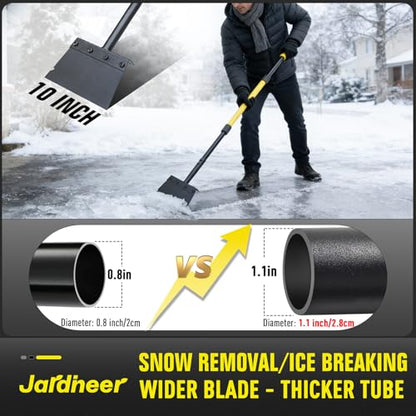 Flat Shovel Floor Scraper, Edging Tool for Landscaping and Weeding