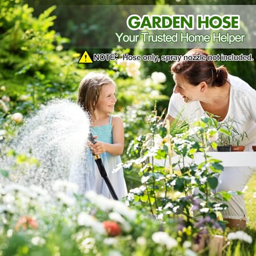 Short Garden Hose 2pcs, 5/8" x 4.2ft with Male to Female Fittings - size: 4.2ft Male Female - 2 packs