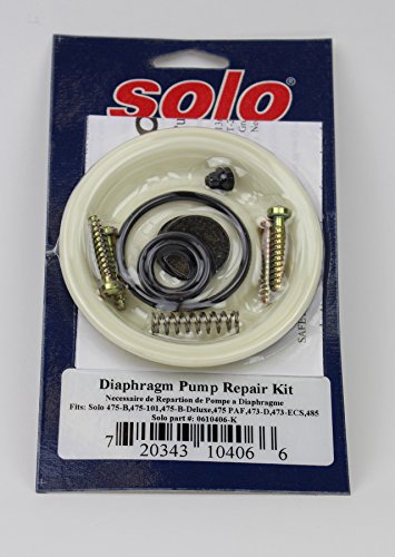Solo 0610406-K Diaphragm Sprayer Pump Repair Kit,Black