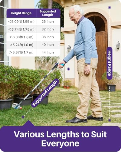 KEKOY Grabber Reacher Tool Heavy Duty, 32 Inch Foldable Grabber for Seniors - size: 32 Inch of 1 Pack