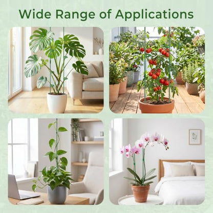 30 Pcs Plant Support Stakes Height Adjustable (17.7, Inches)