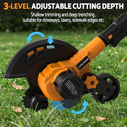Brusless Lawn Edger Compatible with Dewalt 20V Max Battery (No Battery)
