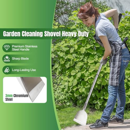 Floor Scraper Long Handle, Paint Wallpaper Garden Snow Ice Shovel