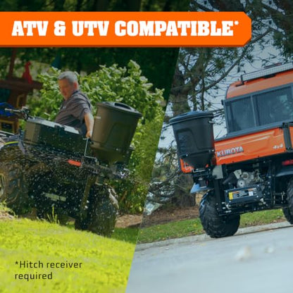 Buyers Products UTVS16 150 lb UTV ATV Receiver Mount Broadcast Spreader