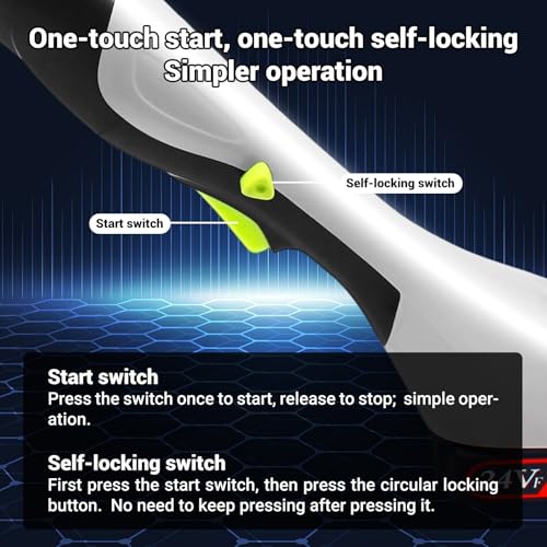 4-in-1 Pole Hedge Trimmer Cordless with 2 PCS 3.0Ah Battery