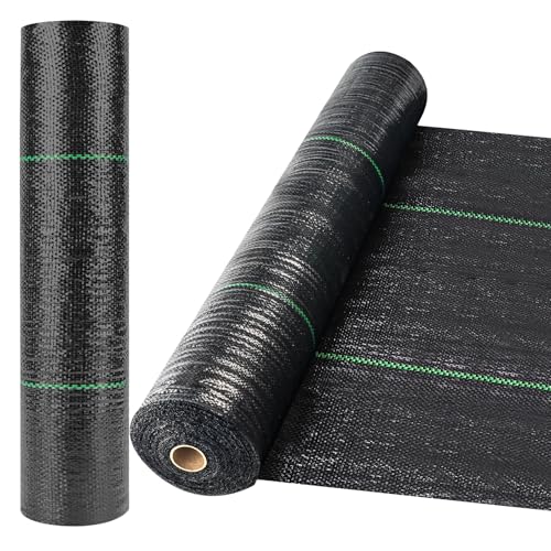 3ft x 250ft Weed Barrier Landscape Fabric Heavy Duty Premium Weed Control Fabric Durable & Eco-Friendly Weed Block Gardening Mat Landscaping Fabric - size: 3ft x 250ft