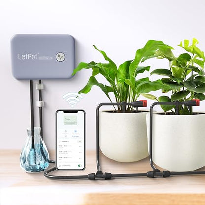 LetPot Automatic Watering System Plant Watering Devices Drip Irrigation Kit - color: Grey