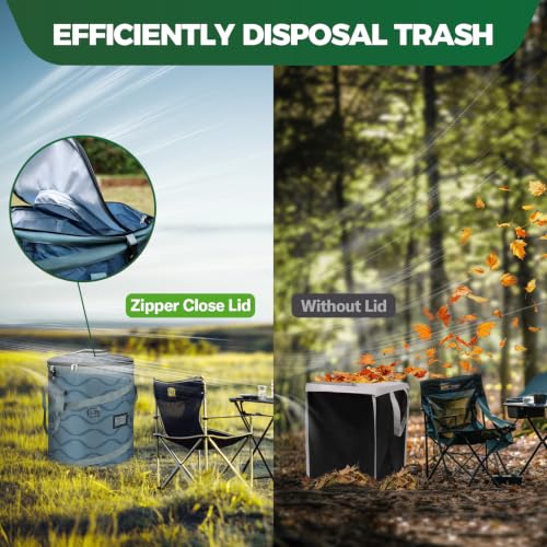 RVGUARD Pop-Up Trash Bin, Blue Trash Can - color: BLUE
