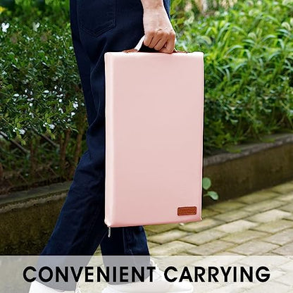 HappyPicnic Waterproof Garden Kneeling Pad, 2in Thick, Pink, 1 Pack - color: Light Pink