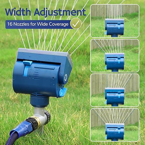 Airthereal Oscillating Sprinkler - Metal Step Spike, 4,069 sq.ft. Coverage - size: 1-Pack