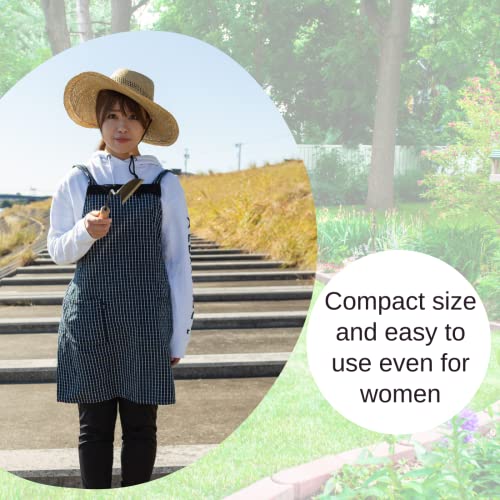 Japanese Sickle (Nejirigama) Durable Carbon Steel (SK85) Blade, Weeder Scraper Hoe, Hand Held Garden Tool, Blade Length 4.72inch - size: NEJIRI GAMA