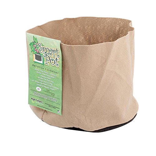 Smart Pots 200-Gallon Smart Pot Soft-Sided Container, Tan - color: Tan, size: 200 Gallon