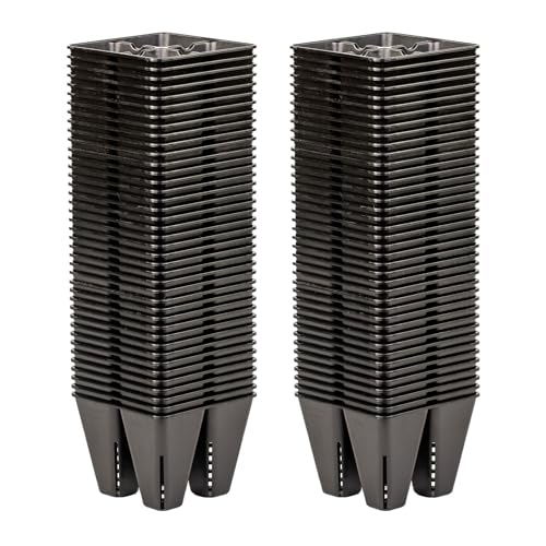 Bootstrap Farmer 4 Cell Inserts for 1020 Trays | 80 Pack, Black | Heavy-Duty Seed Starting Plugs with Air Prune Slits for Robust Root Growth | Made in USA - color: Black, size: 80-pack