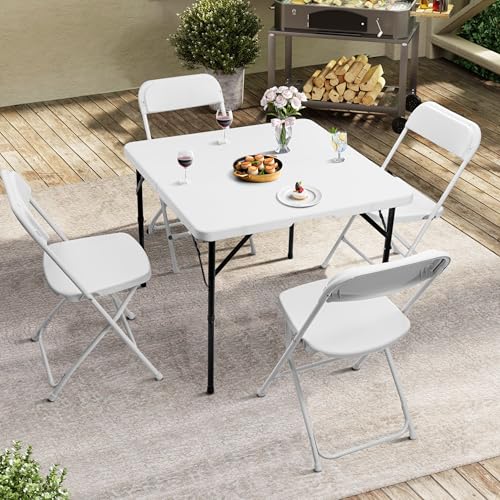 34" Foldable Square Table