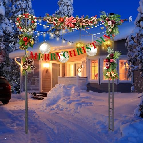 Heavy Duty Garden Arch Trellis 7FT Wedding Arch Backdrop Stand Garden Arbor