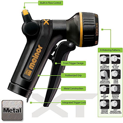 Melnor 65142AMZ Metal Front Trigger 8 Patter Nozzle - size: Multi-Pattern, style: Front Trigger