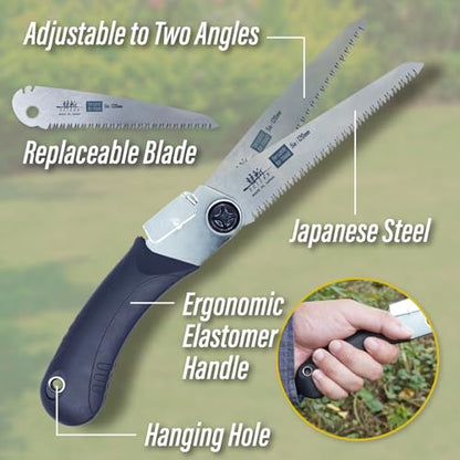 SUIZAN Folding Hand Saw 4.7" Versatile for Wood - Japanese Pruning saws - size: 4.7 Inch (120mm), style: 4.7 Inch (120mm) Folding Saw Versatile for Wood