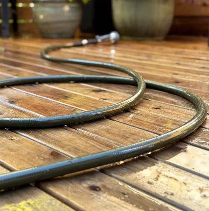 Water Right Polyurethane Garden Hose, 75 Ft, Non-toxic, 1/2” ID, Olive - color: Olive, size: 75-Foot, style: Brass Fittings