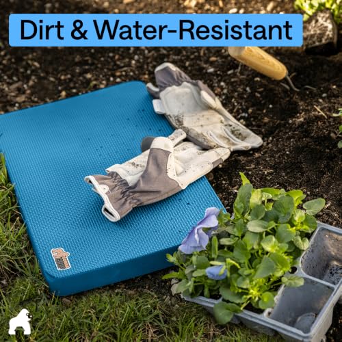 GORILLA GRIP® Extra Thick Foam Kneeling Pad for Gardening 17.5x11 True Blue - color: Blue