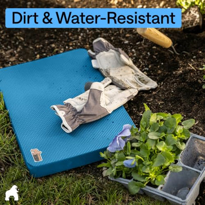 GORILLA GRIP® Extra Thick Foam Kneeling Pad for Gardening 17.5x11 True Blue - color: Blue