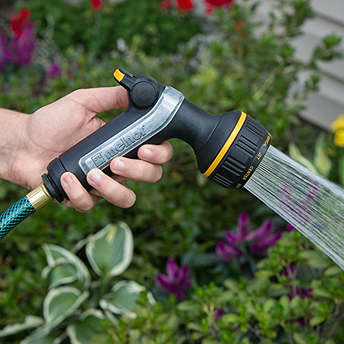 Melnor 65179AMZ Heavyweight Metal Thumb Control Nozzle w/Quick Connect Set - size: Multi-Pattern, style: Heavyweight Thumb Control