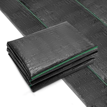 6.5FT x 32FT Weed Barrier Control Woven Garden Weed Landscape Fabric Heavy Duty Ground Cover