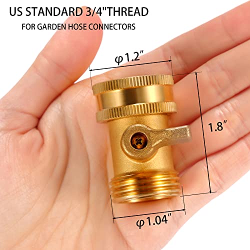 Jet Nozzle Power Washer for Garden Hose - color: Nozzle Jet+Shut Off Valve (1 Set)