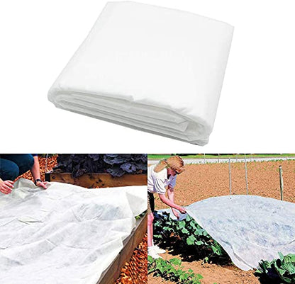 Alpurple Winter Plant Covers Freeze Protection -Warm Rectangle Plant Protection Cover, Frost Cloth Blanket Protecting Fruit Tree Potted Plants from Freezing Animals Eating (13 x 6.5 Feet) - color: 13 x 6.5 Feet