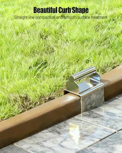 Landscape Curb Trowel, 4" x 6" x 4" Stainless Steel Curb Trowel