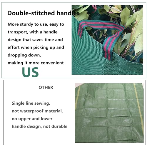 Home and Yard Bags 45-Gallon Reusable Self-Standing Lawn and Leaf Bags - color: 2 Pack