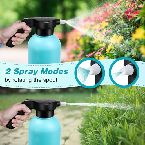0.5 Gallon Electric Spray Bottle Plant Mister Blue Style - style: Blue Style