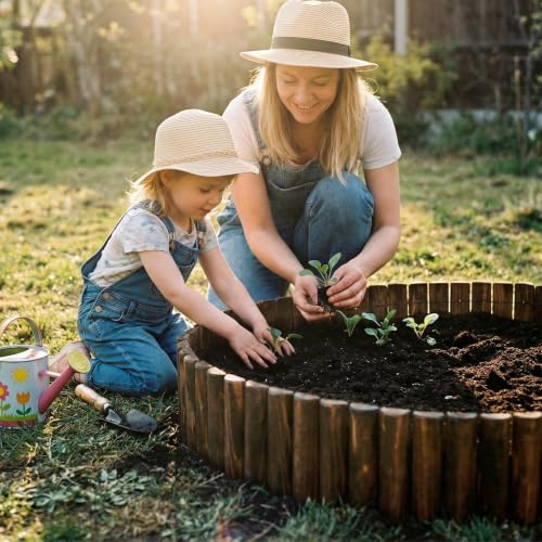WORTH Wooden Edging for Landscaping, Flexible Garden Lawn Border 12" x 42" - color: 1-Pack 11.8"x42"