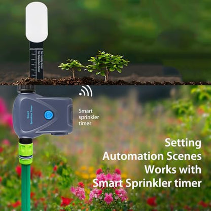 Smart Soil Moisture Meter: Zigbee Soil Moisture Sensor with App Control, Historical Record, Soil Tester with Moisture/Temperature Sensor, Tuya Zigbee Hub Required, Soil Meter for Garden, Plants