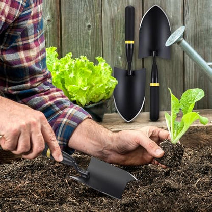 20 Pcs Garden Trowel with Resin Rubberized Handle, Broad Trowels - size: Broad Trowels