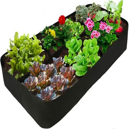 2x2 Ft Fabric Raised Garden Bed with 4 Grids - Perfect for Tomato and Potato Grow Bags, Outdoor Indoor Vegetable Garden Clearance Grow A Garden Solution