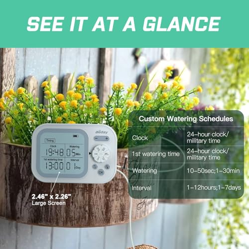 Automatic Drip Irrigation System for Indoor Plants, 2026 Automatic Plant Waterer for 15 Potted Plants Watering with Anti-Siphon and Humidity Mode, Timer, Rechargeable Vacation Self-Watering Pump - color: Gray