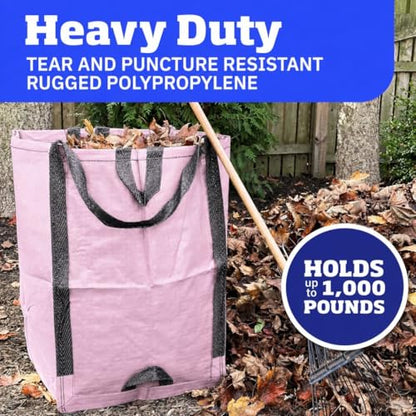 DURASACK Heavy Duty Home and Yard Bags, Lilac - color: Lilac