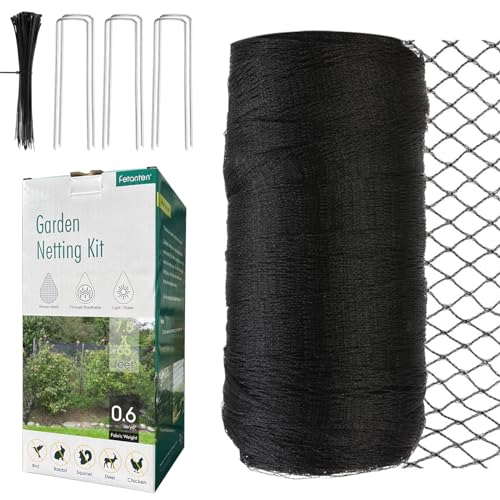 Bird Netting for Garden, Fetanten 7.5 x 65FT Netting for Garden Protection - size: 7.5 x 65FT