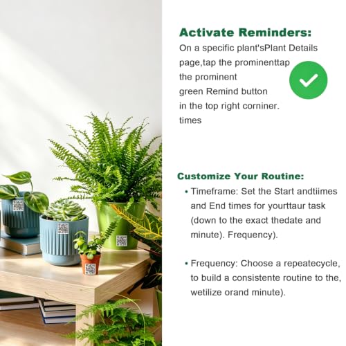 10 Pcs QR Plant Labels, Waterproof Crystal Smart Tags