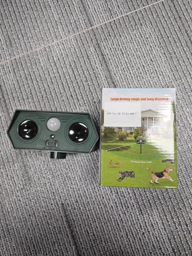 2026 Upgraded Solar Ultrasonic Animal Repeller Outdoor Deer Repellent Devices Waterproof