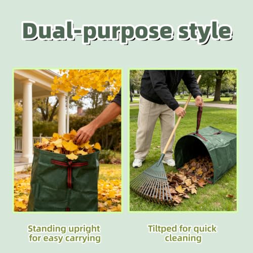 2 Pack 53 Gallon Dustpan Yard Waste Bags