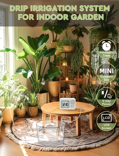 Moistenland Automatic Plant Waterer, Indoor Plant Watering System