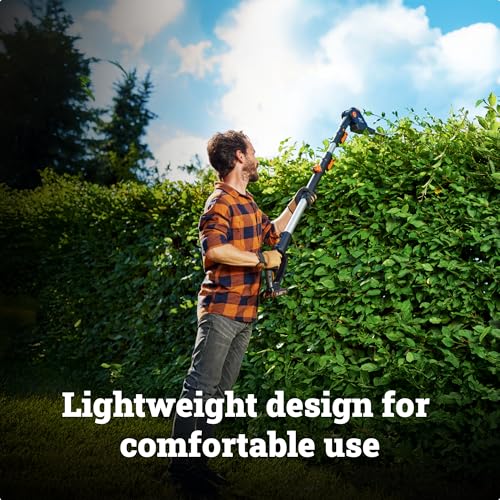 WORX Cordless Pole Hedge Trimmer, 20V 20" 2-in-1 Attachment Capable, WG252 - style: 20" 20V Hedge Trimmer w/(1)2.0Ah Battery