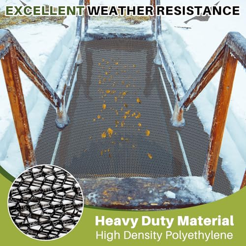 19.7 x 30ft Pond Netting for Koi with Stakes, PE Cover for Fish - size: 19.7 x 30ft