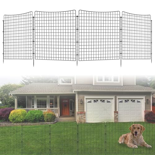 10 Panels Garden Fencing Animal Barrier, 36in(H) X 25ft(L)
