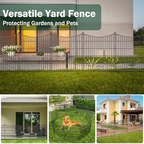 No Dig Dog Fence Outdoor for Yard, 40 in(H) X 23.6 ft(L) - size: 40 in(H) X 23.6 ft(L)